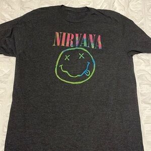 oversized nirvana colorful t shirt